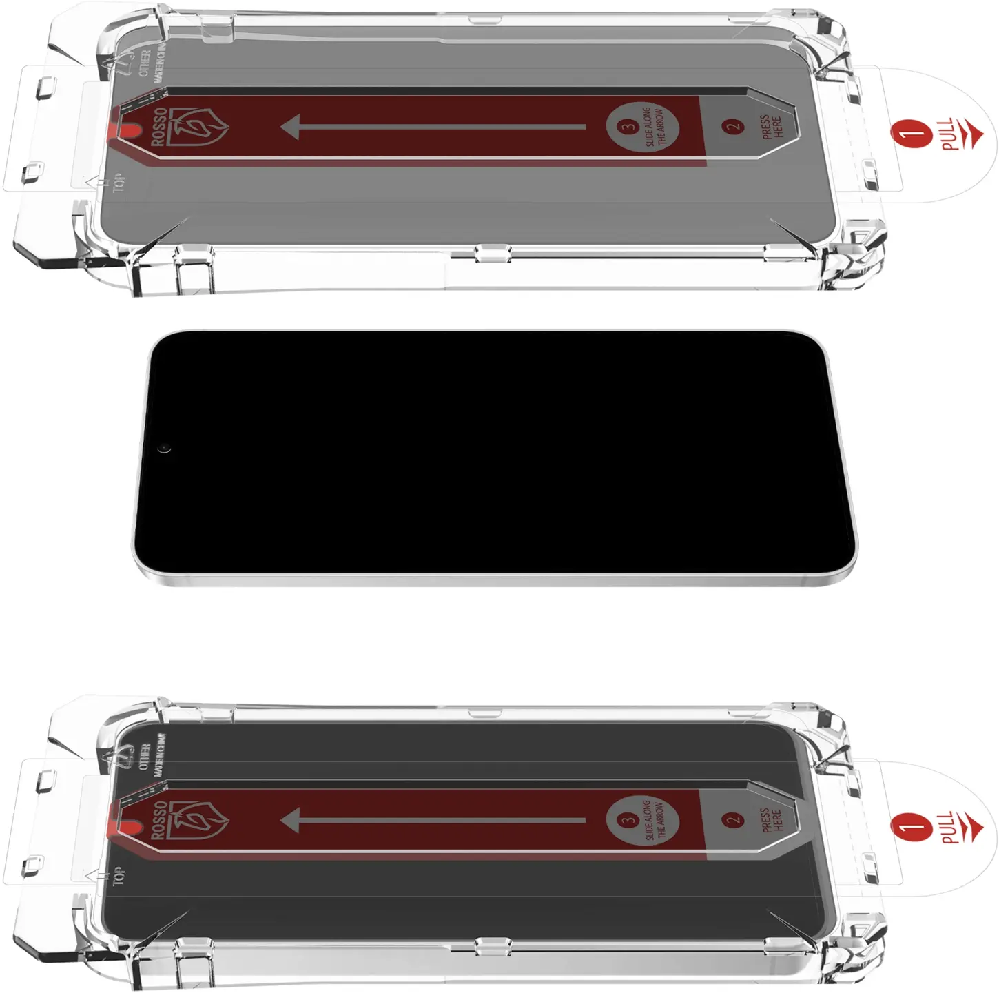 Rosso Samsung S26 Ultra Privacy Glass met Installatietray (2-Pack) afbeelding 9