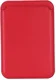 SBG Magnetische Pasjeshouder / Kaarthouder MagSafe Kunstleer Rood afbeelding 2