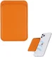 SBG Magnetische Pasjeshouder / Kaarthouder MagSafe Kunstleer Oranje