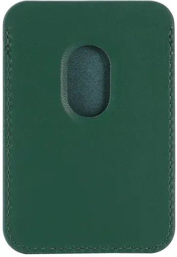 SBG Magnetische Pasjeshouder / Kaarthouder MagSafe Kunstleer Groen afbeelding 5