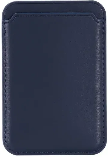 SBG Magnetische Pasjeshouder / Kaarthouder MagSafe Kunstleer Blauw afbeelding 2