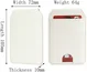 SBG MagSafe Pasjeshouder met Standaard Kunst Leer Crocodile Design Wit afbeelding 13