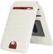 SBG MagSafe Pasjeshouder met Standaard Kunst Leer Crocodile Design Wit afbeelding 3
