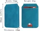 SBG MagSafe Pasjeshouder met Standaard Kunst Leer Skin Touch Design Blauw afbeelding 13