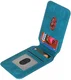 SBG MagSafe Pasjeshouder met Standaard Kunst Leer Skin Touch Design Blauw afbeelding 11