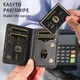 SBG MagSafe Uitklapbare Pasjeshouder / Portemonnee met Standaard en RFID Zwart afbeelding 7
