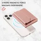 SBG MagSafe Uitklapbare Pasjeshouder / Portemonnee met Standaard en RFID Roze afbeelding 6