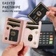 SBG MagSafe Uitklapbare Pasjeshouder / Portemonnee met Standaard en RFID Roze afbeelding 7