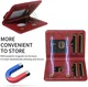 SBG MagSafe Uitklapbare Pasjeshouder / Portemonnee met Standaard en RFID Rood afbeelding 11