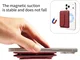 SBG MagSafe Uitklapbare Pasjeshouder / Portemonnee met Standaard en RFID Rood afbeelding 4
