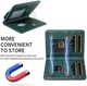SBG MagSafe Uitklapbare Pasjeshouder / Portemonnee met Standaard en RFID Groen afbeelding 11