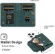 SBG MagSafe Uitklapbare Pasjeshouder / Portemonnee met Standaard en RFID Groen afbeelding 14