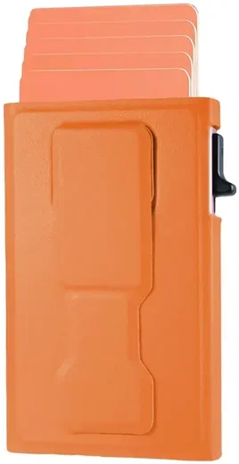 SBG MagSafe Auto Pop‑Up Pasjeshouder met Standaard en RFID Bescherming Oranje afbeelding 1