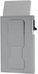 SBG MagSafe Auto Pop‑Up Pasjeshouder met Standaard en RFID Bescherming Grijs afbeelding