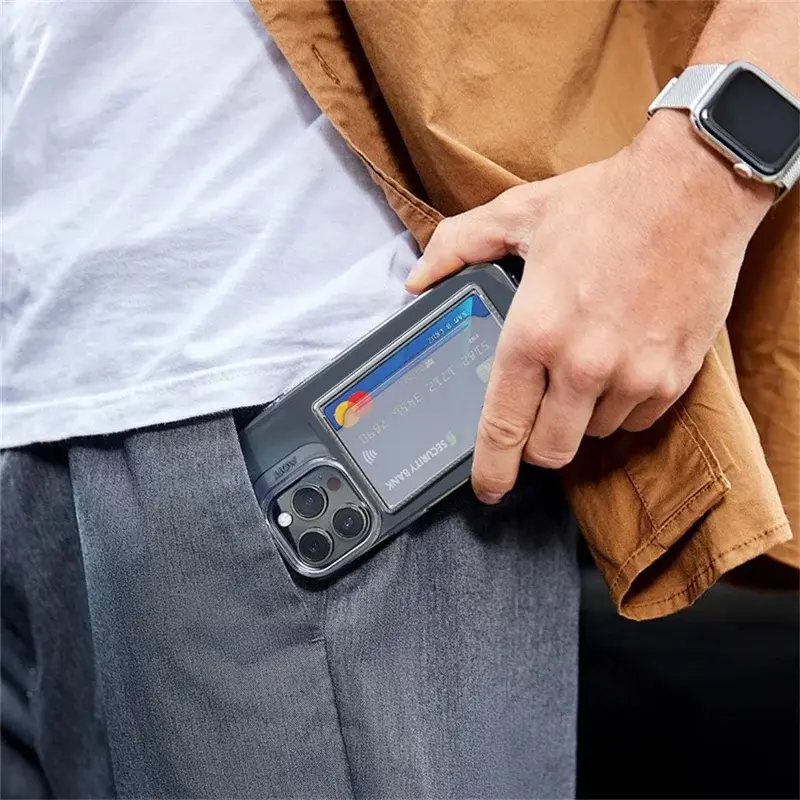 SBG Magnetische Side Mount Pasjeshouder voor Smartphone Transparant afbeelding 3