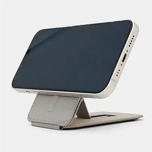 SBG MagSafe Pasjeshouder met Elastische Band en Verstelbare Standaard Zwart afbeelding 7