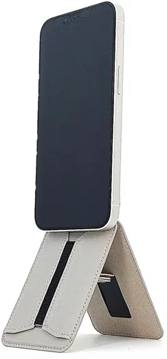 SBG MagSafe Pasjeshouder met Elastische Band en Verstelbare Standaard Zwart afbeelding 11