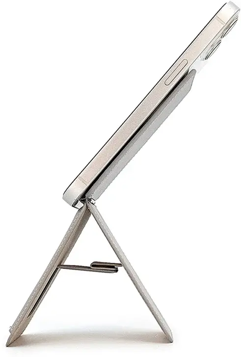 SBG MagSafe Pasjeshouder met Elastische Band en Verstelbare Standaard Zwart afbeelding 9