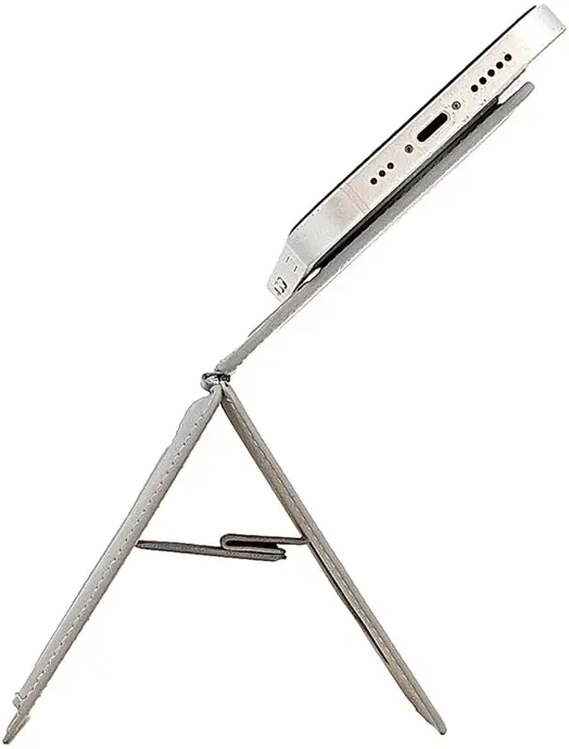 SBG MagSafe Pasjeshouder met Elastische Band en Verstelbare Standaard Blauw afbeelding 6