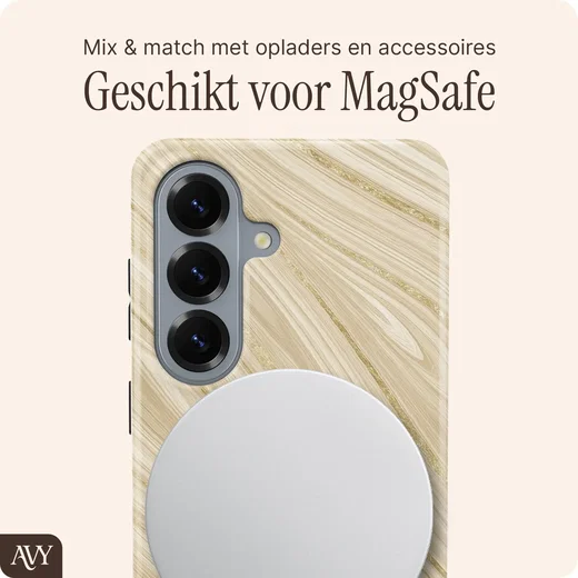 AVY Samsung Galaxy S26 MagSafe Hoesje met Koord (30CM) Aurum Lien afbeelding 8