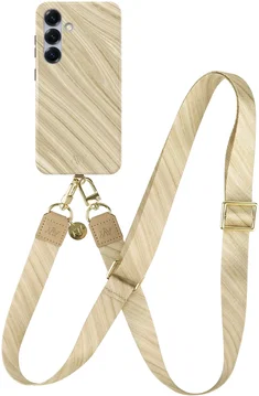 AVY Samsung Galaxy S26 MagSafe Hoesje met Koord (130CM) Aurum Gold