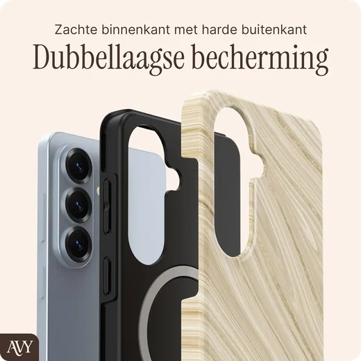 AVY Samsung Galaxy S26 Plus MagSafe Hoesje met Koord (130CM) Aurum Gold afbeelding 6