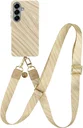AVY Samsung Galaxy S26 Plus MagSafe Hoesje met Koord (130CM) Aurum Gold