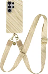 AVY Samsung Galaxy S26 Ultra MagSafe Hoesje met Koord (130CM) Aurum Gold afbeelding