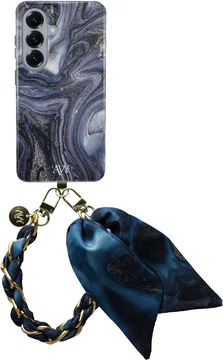 AVY Samsung Galaxy S26 Plus MagSafe Hoesje met Koord (32CM) Obscura Blue