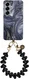 AVY Samsung Galaxy S26 Plus MagSafe Hoesje met Koord (30CM) Marmer Hearts afbeelding 1