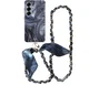 AVY Samsung Galaxy S26 Plus MagSafe Hoesje met Koord (120CM) Obscura Blue afbeelding 1