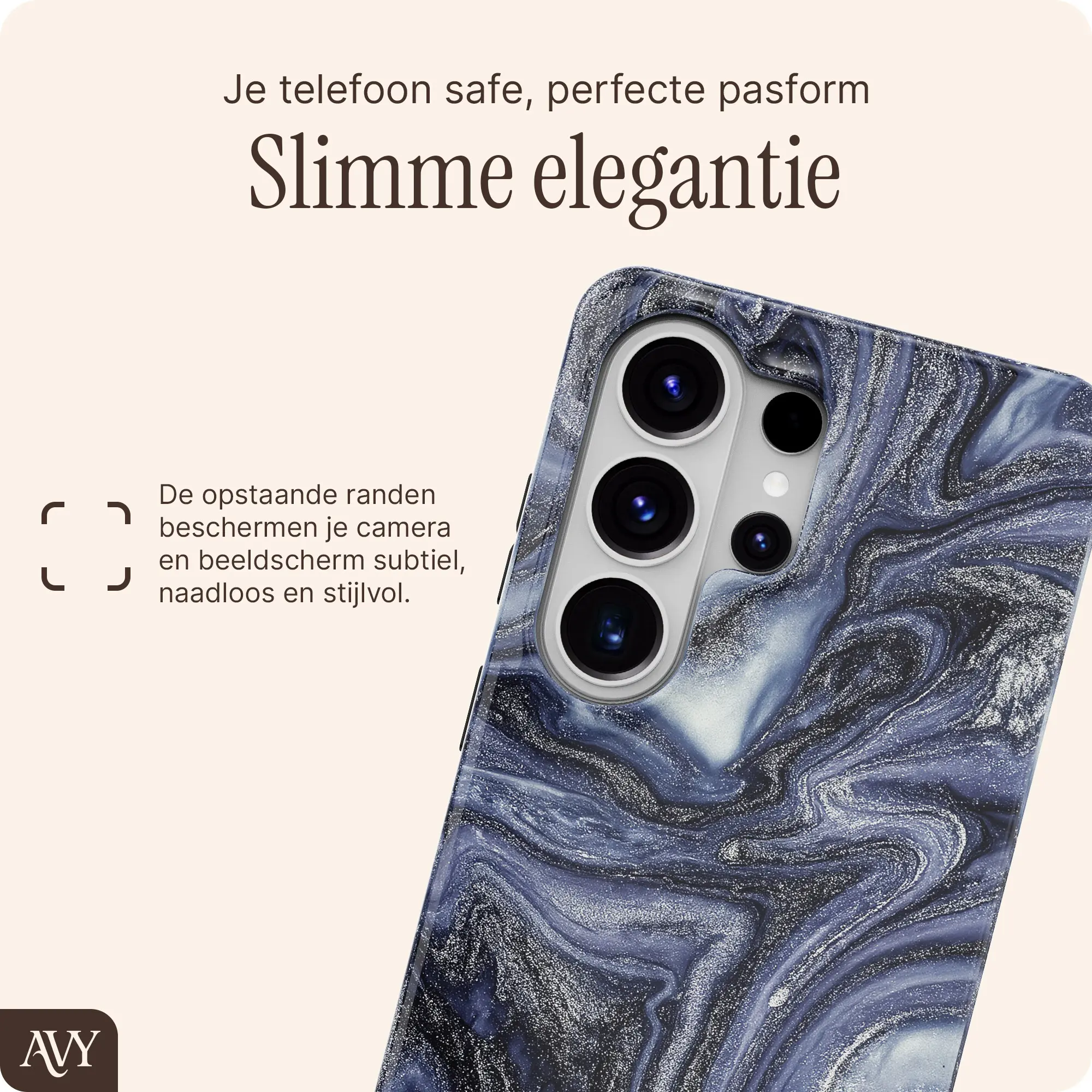 AVY Samsung Galaxy S26 Ultra MagSafe Hoesje met Koord (32CM) Obscura Blue afbeelding 5