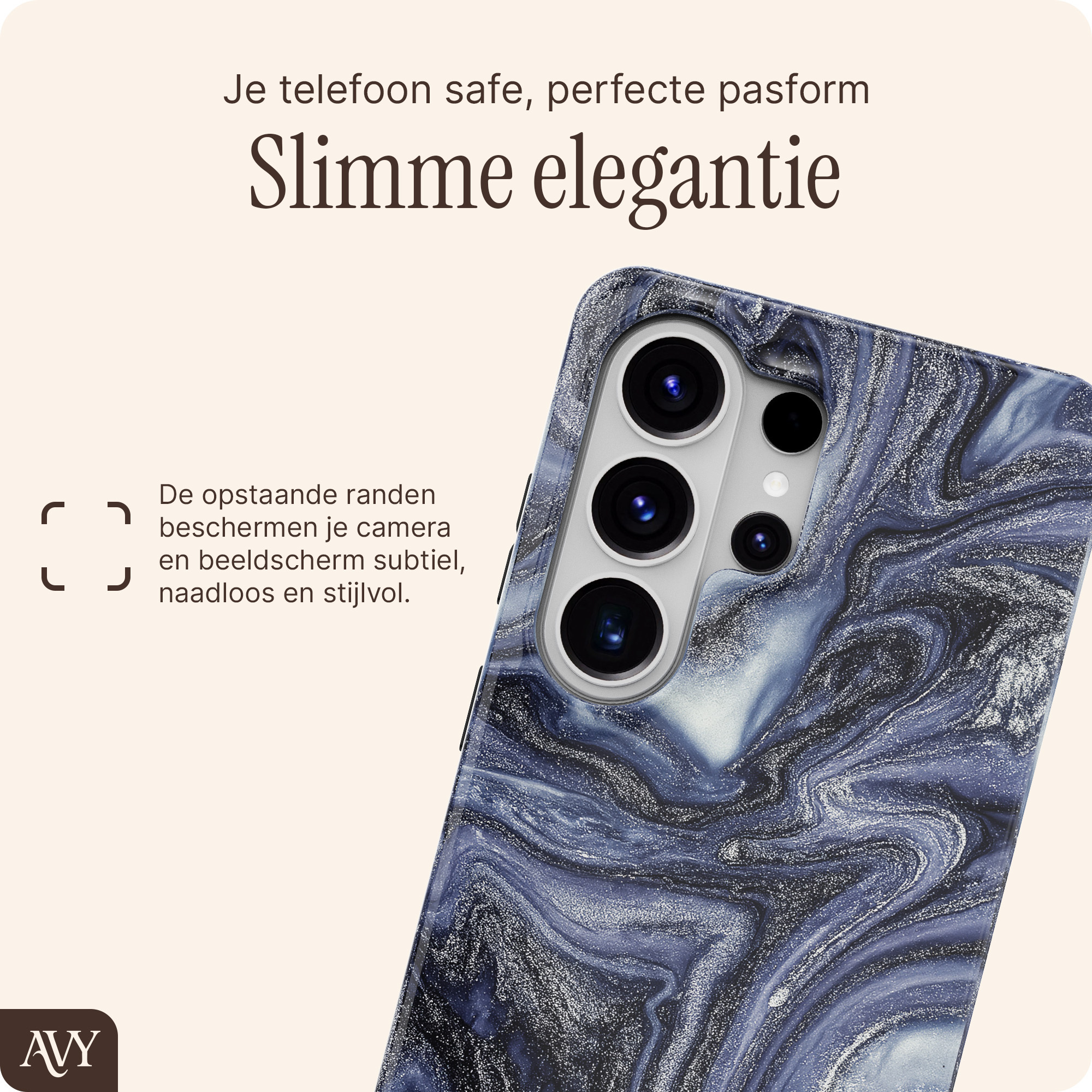 AVY Samsung Galaxy S26 Ultra MagSafe Hoesje met Koord (130CM) Obscura Blue afbeelding 5