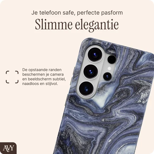 AVY Samsung Galaxy S26 Ultra MagSafe Hoesje met Koord (130CM) Obscura Blue afbeelding 5