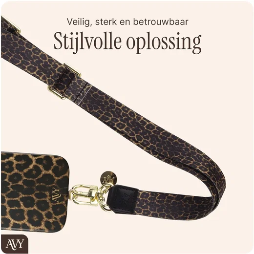 AVY Samsung Galaxy S26 Plus MagSafe Hoesje met Koord (130CM) Panthera Chic afbeelding 10