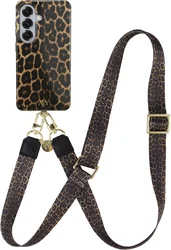 AVY Samsung Galaxy S26 Plus MagSafe Hoesje met Koord (130CM) Panthera Chic afbeelding
