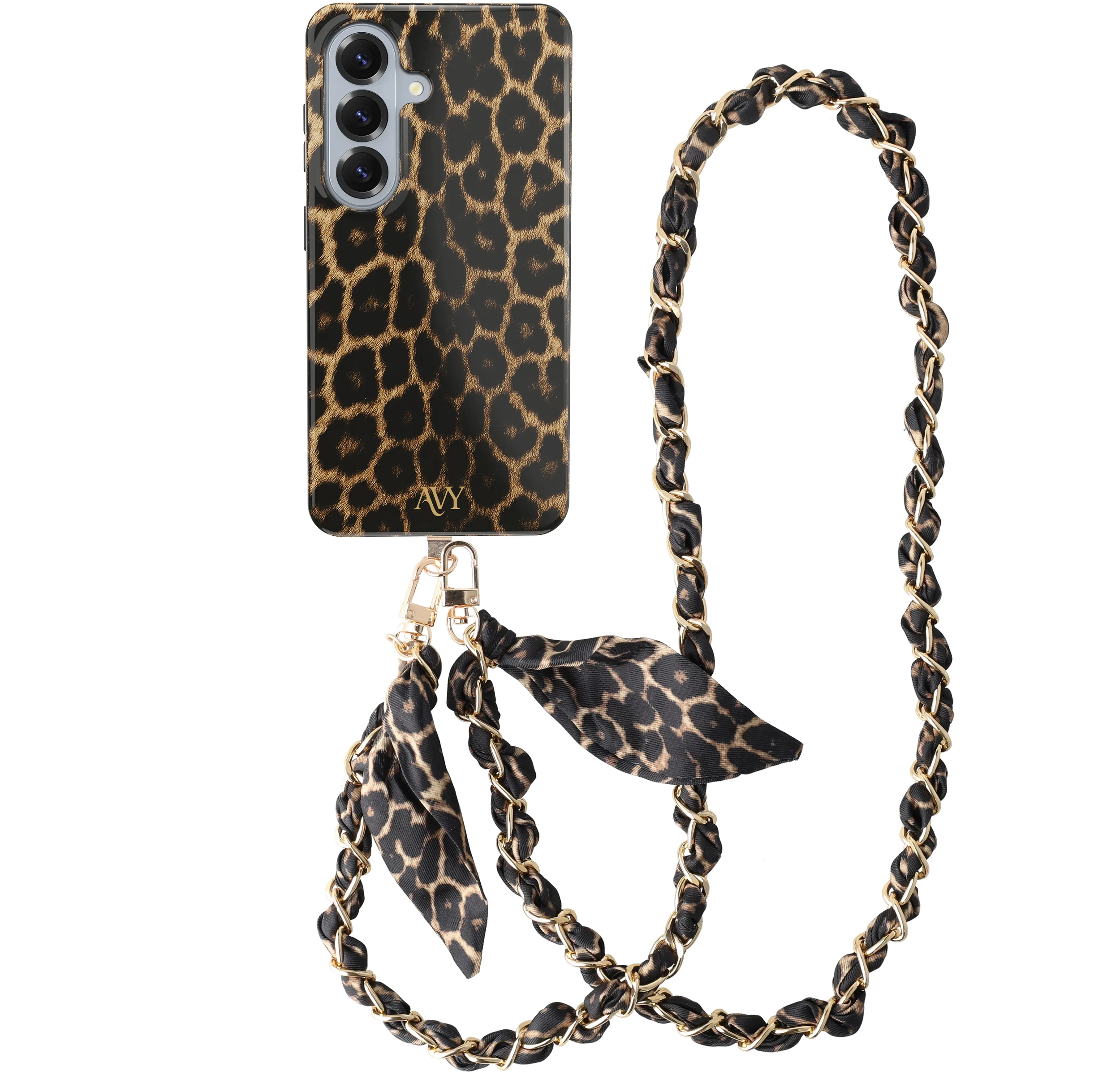 AVY Samsung Galaxy S26 Plus MagSafe Hoesje met Koord (120CM) Panthera Chic afbeelding 1