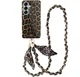 AVY Samsung Galaxy S26 Plus MagSafe Hoesje met Koord (120CM) Panthera Chic