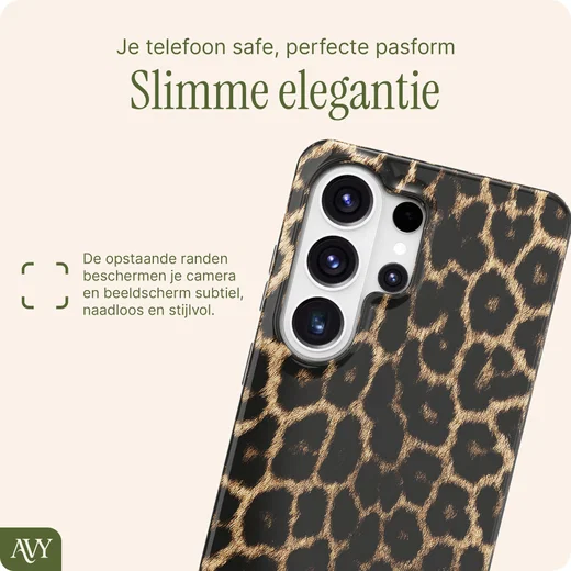 AVY Samsung Galaxy S26 Ultra MagSafe Hoesje met Koord (30CM) Panther Hearts afbeelding 6