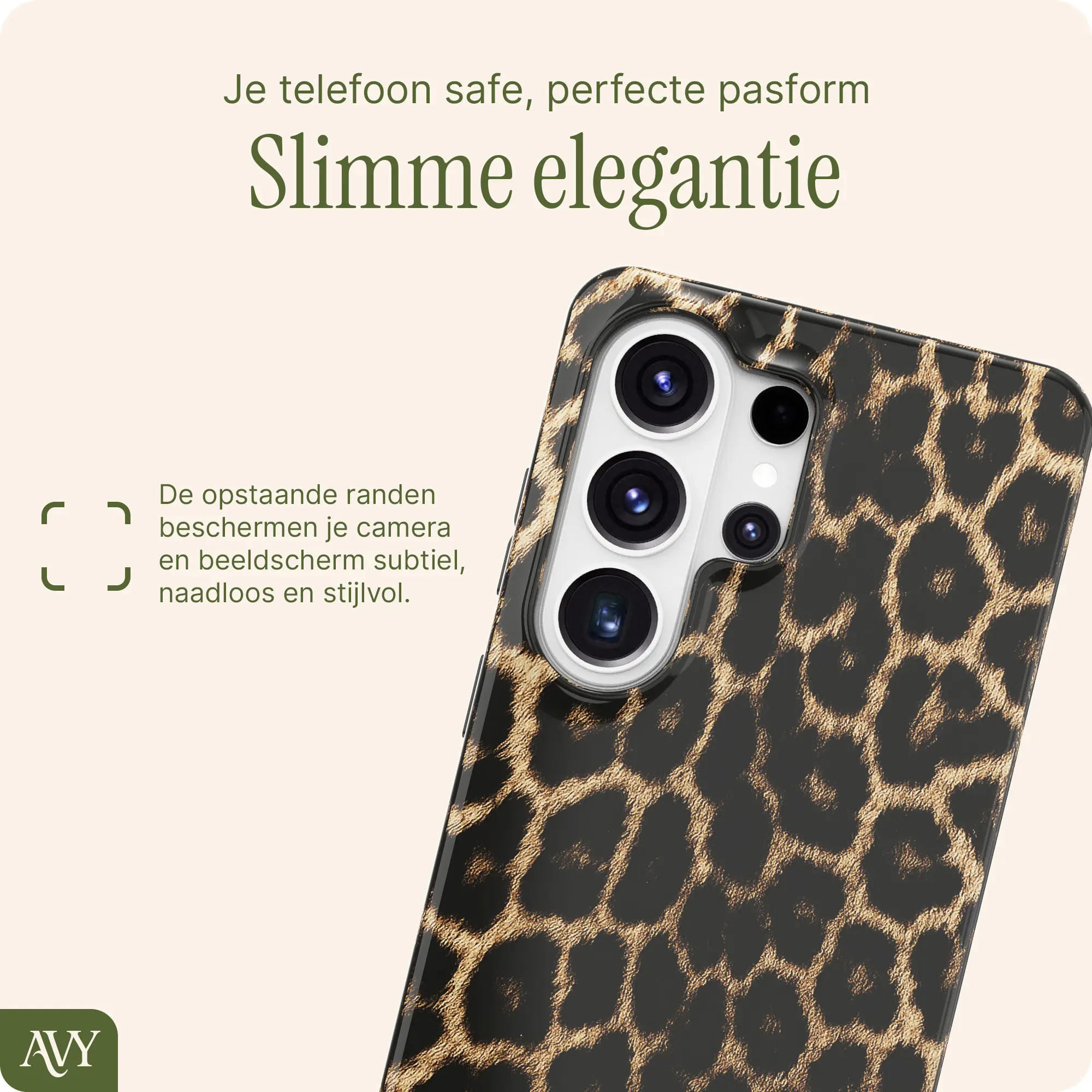 AVY Samsung Galaxy S26 Ultra MagSafe Hoesje met Koord (120CM) Panthera Chic afbeelding 5