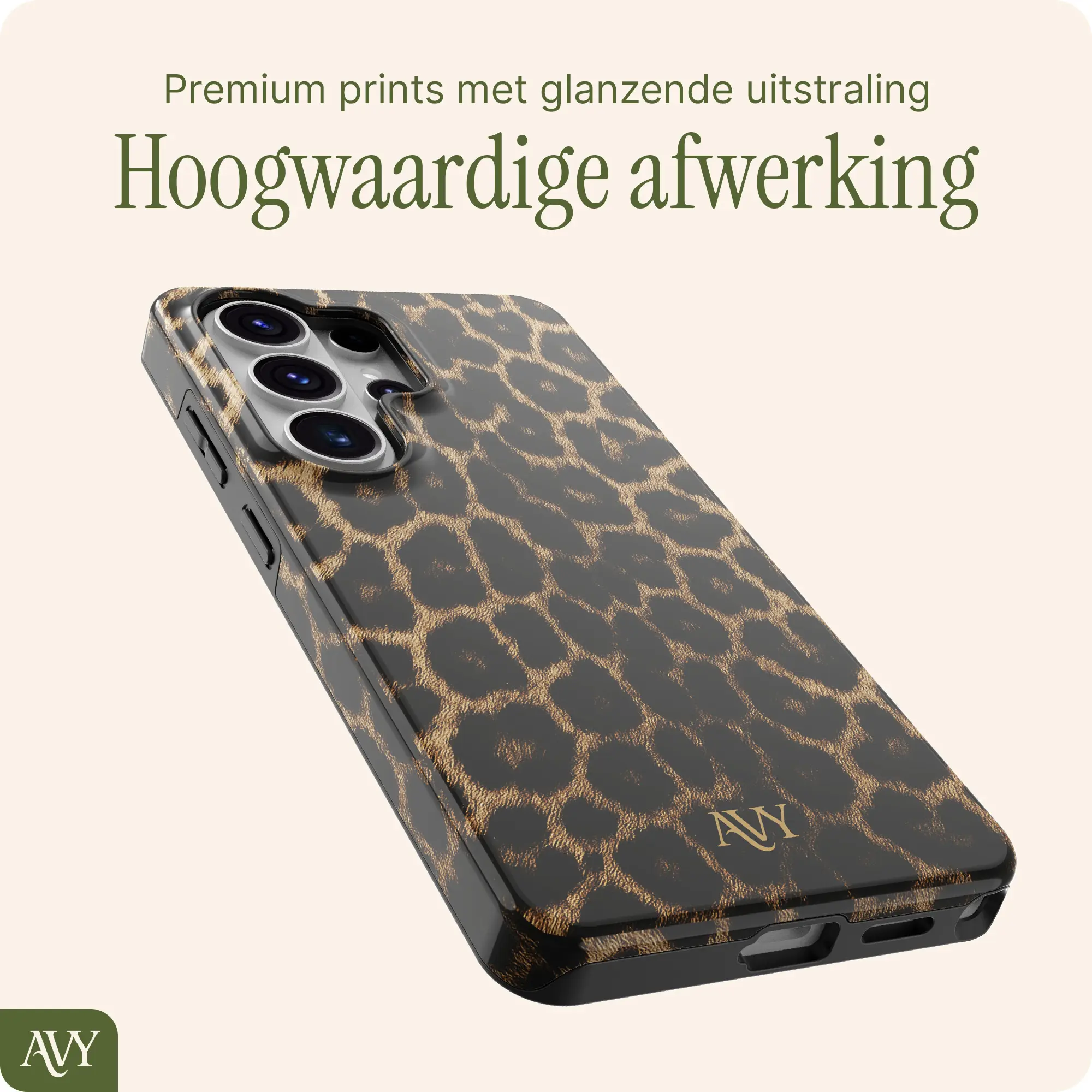 AVY Samsung Galaxy S26 Ultra MagSafe Hoesje met Koord (120CM) Panthera Chic afbeelding 8