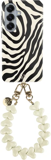 AVY Samsung Galaxy S26 MagSafe Hoesje met Koord (30CM) Safari Hearts afbeelding 1