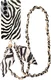 AVY Samsung Galaxy S26 MagSafe Hoesje met Koord (120CM) Serengeti Zebra