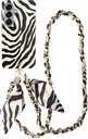AVY Samsung Galaxy S26 MagSafe Hoesje met Koord (120CM) Serengeti Zebra