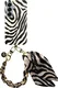 AVY Samsung Galaxy S26 Plus MagSafe Hoesje met Koord (32CM) Serengeti Zebra