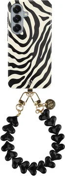 AVY Samsung Galaxy S26 Plus MagSafe Hoesje met Koord (30CM) Zebra Hearts