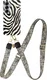 AVY Samsung Galaxy S26 Plus MagSafe Hoesje met Koord (130CM) Serengeti Zebra
