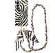 AVY Samsung Galaxy S26 Plus MagSafe Hoesje met Koord (120CM) Serengeti Zebra