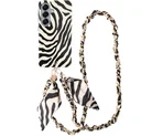 AVY Samsung Galaxy S26 Plus MagSafe Hoesje met Koord (120CM) Serengeti Zebra