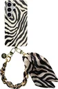 AVY Samsung Galaxy S26 Ultra MagSafe Hoesje met Koord (32CM) Serengeti Zebra